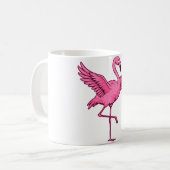 ピンクの優美 コーヒーマグカップ (正面左)
