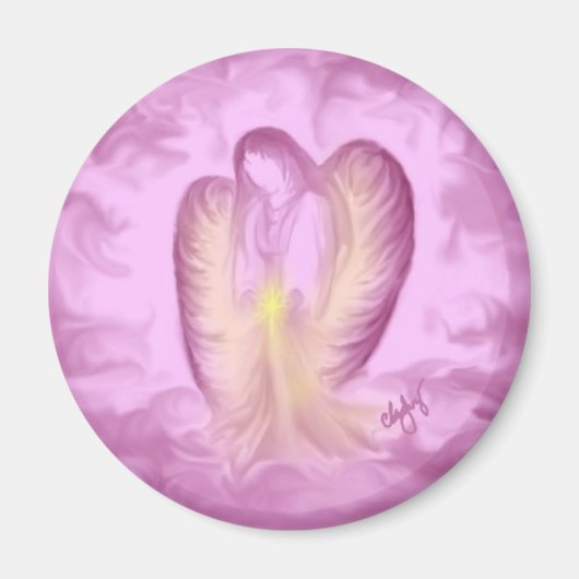 ピンクの優美 マグネット (正面)