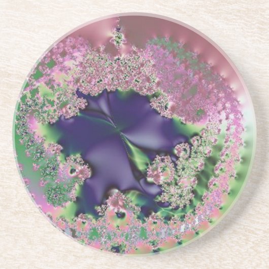 ピンクの光るポータルから紫 コースター (正面)
