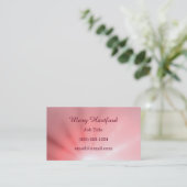 ピンクの光線 名刺 (スタンド正面)