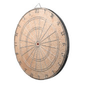 ピンクの具体的なプリント ダーツボード (正面右)