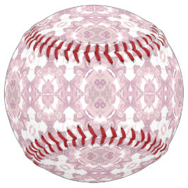 ピンクの円レースのよう形万華鏡のように千変万化するパターンパターン ソフトボール