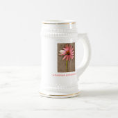 ピンクの円錐花 – 私は私の最愛の人で私の最愛の人 ビールジョッキ (正面右)