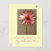 ピンクの円錐花 – 私は私の最愛の人で私の最愛の人 ポストカード (正面/裏面)