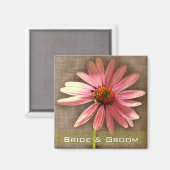 ピンクの円錐花 – 私は私の最愛の人で私の最愛の人 マグネット (正面/裏面)