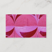 ピンクの円 名刺 (裏面)