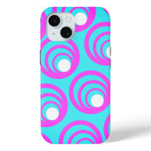 ピンクの円(白)