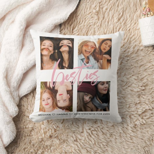 ピンクの写真付きのベスティ最高のーズ·ピンク クッション (ブランケット)