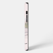 ピンクの写真入りスマホケース iPhoneケース (左側面)