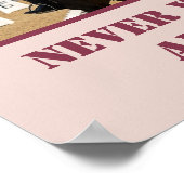 ピンクの写真名馬の所有者の恋人 ポスター (角)