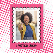 ピンクの写真郵便切手の女性の権利選挙 ポストカード