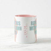 ピンクの写真 マグカップ (中央)