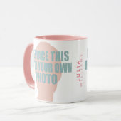 ピンクの写真 マグカップ (正面左)