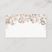 ピンクの冬のベビーホッキョクグマいくつキャンディ エンクロージャーカード (裏面)