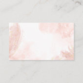 ピンクの冬のベビー鹿How Many Candies エンクロージャーカード (裏面)