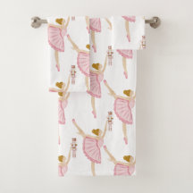 ピンクの冬の休日の子供バレリーナ