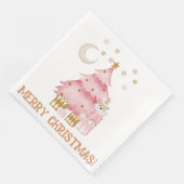 ピンクの冬の休暇キャンディコットンベア (コーナー)