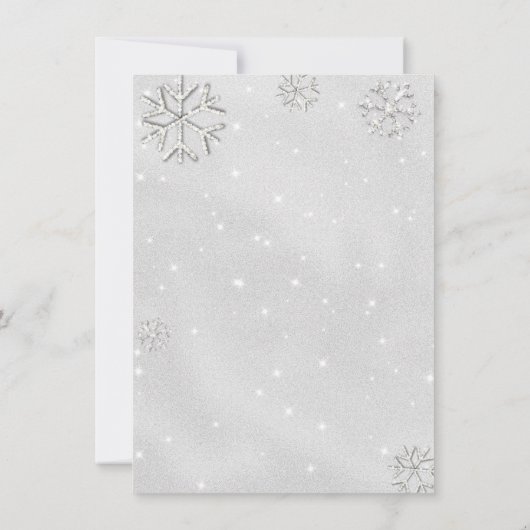 ピンクの冬Rhinestones赤ちゃんシャワーありがとう 招待状