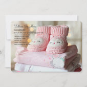 ピンクの利得の一口は招待状を見、 招待状 (正面)