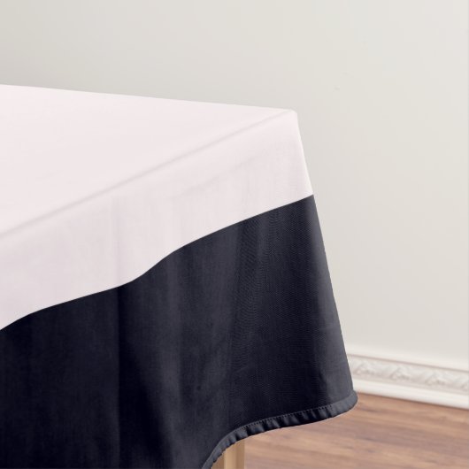 ピンクの制服のストライプ テーブルクロス (インサイチュ)