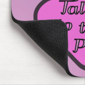 ピンクの前足、犬の前足、動物の前足、前足に話す マウスパッド (コーナー)