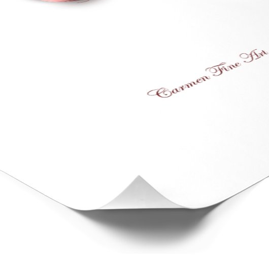 「ピンクの創造」、光沢のあるポスター ポスター (コーナー)