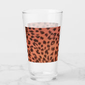 ピンクの動物柄 タンブラーグラス (裏面)