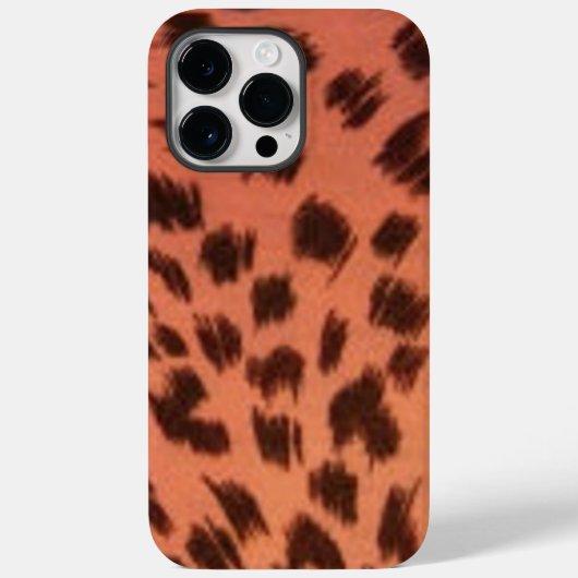 ピンクの動物柄 Case-Mate iPhoneケース (裏面)