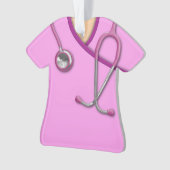 ピンクの医学はごしごし洗います オーナメント (正面)