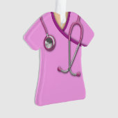 ピンクの医学はごしごし洗います オーナメント (正面)