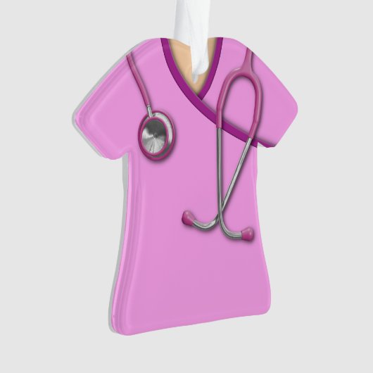 ピンクの医学はごしごし洗います オーナメント (正面)