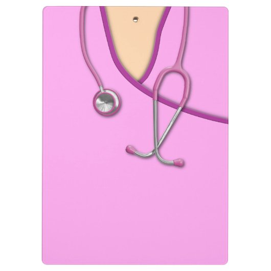 ピンクの医学はごしごし洗います クリップボード (裏面)