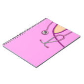 ピンクの医学はごしごし洗います ノートブック (左側)