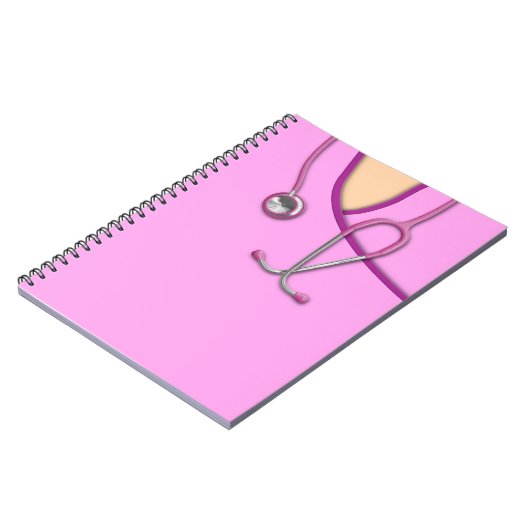 ピンクの医学はごしごし洗います ノートブック (左側)