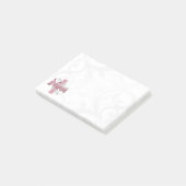 ピンクの十字または渦巻のナース ポストイット (アングル)