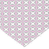 ピンクの十字模様 ショートテーブルランナー (コーナー)
