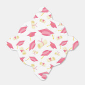 ピンクの卒業帽子と学位記 フェイバーボックス (折り畳みなし)