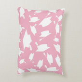 ピンクの卒業式アクセント枕 アクセントクッション (裏面(縦))