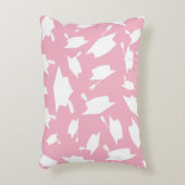 ピンクの卒業式アクセント枕 アクセントクッション (正面(垂直))