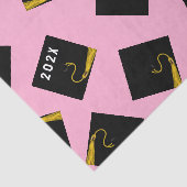 ピンクの卒業式用ティッシュペーパー 薄葉紙 (詳細)