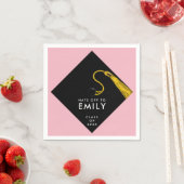 ピンクの卒業式2025 スタンダードカクテルナプキン (インサイチュ)