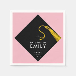 ピンクの卒業式2025 スタンダードカクテルナプキン