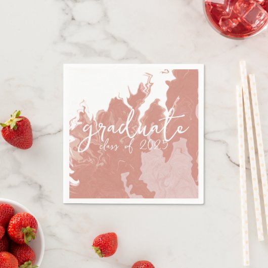 ピンクの卒業式 スタンダードカクテルナプキン (インサイチュ)