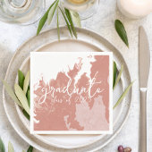 ピンクの卒業式 スタンダードカクテルナプキン