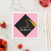 ピンクの卒業 スタンダードカクテルナプキン (インサイチュ)