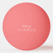 ピンクの卓球のために 卓球ボール (正面)