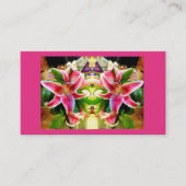 ピンクの占星家ユリ 名刺 (正面)