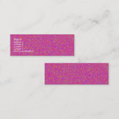 ピンクの印象 スキニー名刺 (正面/裏面)