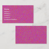 ピンクの印象 名刺 (正面/裏面)