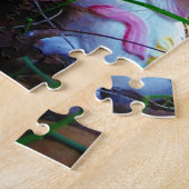 ピンクの卵を持つイースターバニー ジグソーパズル (側面)